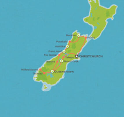 11 Day Christchurch to Christchurch