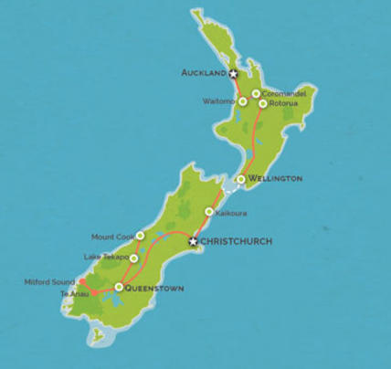 13 Days Auckland to Christchurch Experience