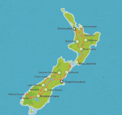 19 Days Auckland to Christchurch Experience