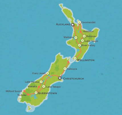 21 Days Auckland to Christchurch Experience