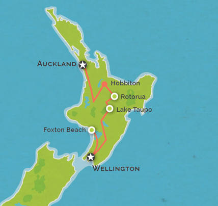 7 Day Auckland to Wellington