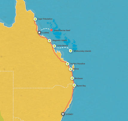 32 Days Cairns to Sydney Ultimate